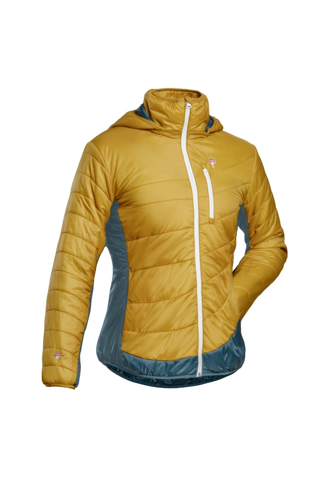 Refreshful SilkWool Jacket Women Pineapple-Saphir Blue