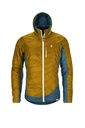 Refreshful SilkWool Jacket Men Pineapple/Saphir Blue