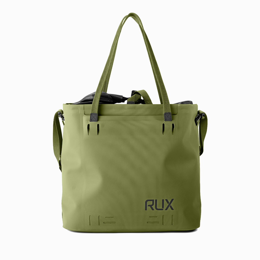 RUX Waterproof Tote Bag 30L Green