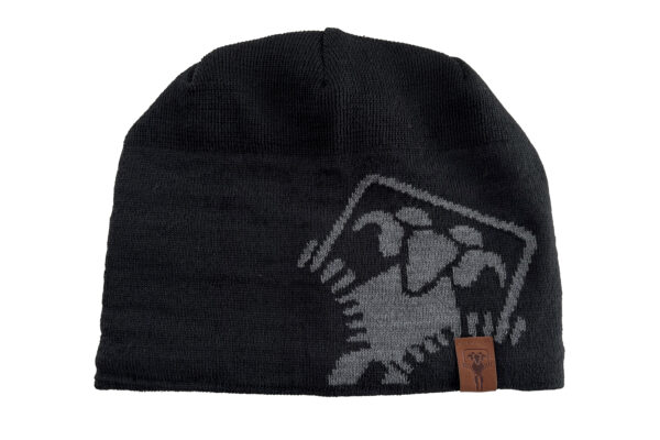 Merino-Beanie Black