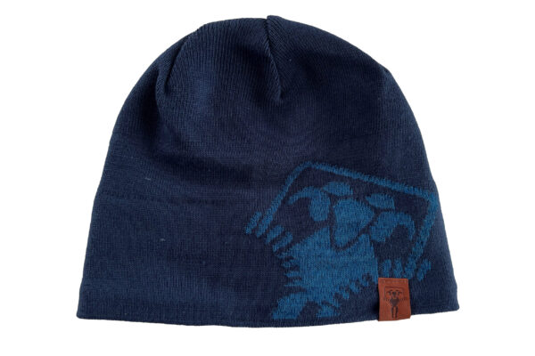 Merino-Beanie Saphir Blue
