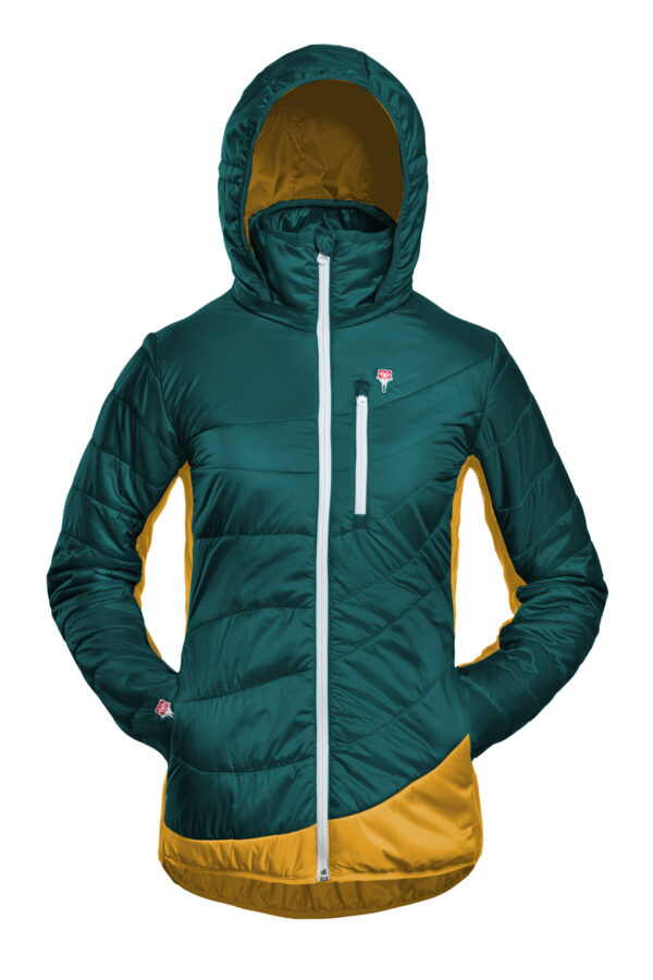 Refreshful SilkWool Jacket W Ocean Green-Pineapple