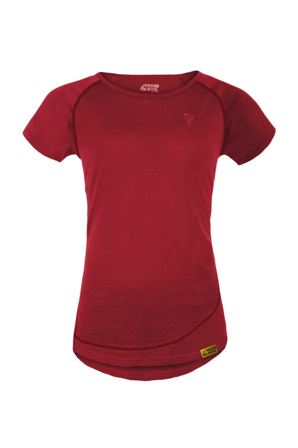 WoodWool T-Shirt Lady Burnham Fired Red Brick