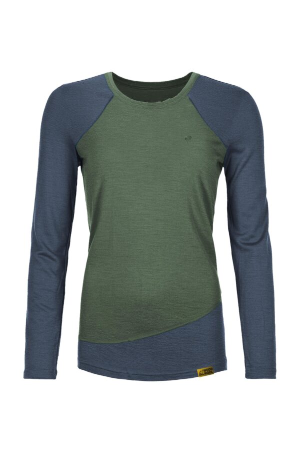 WoodWool Longsleeve Lady Phillippa Bayberry Green