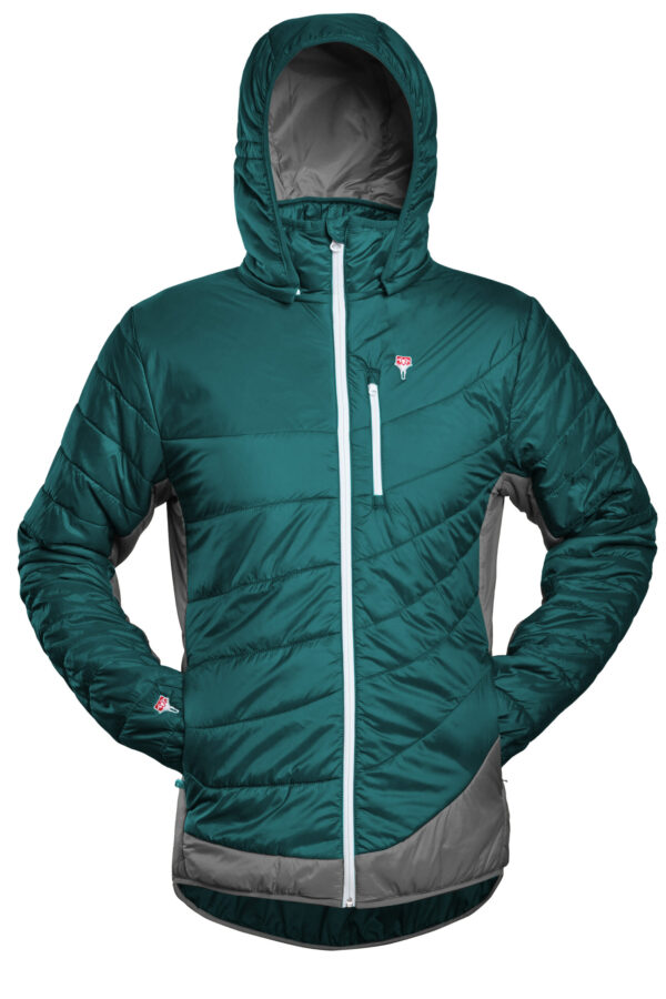 Refreshful SilkWool Jacket M Ocean Green-Grey