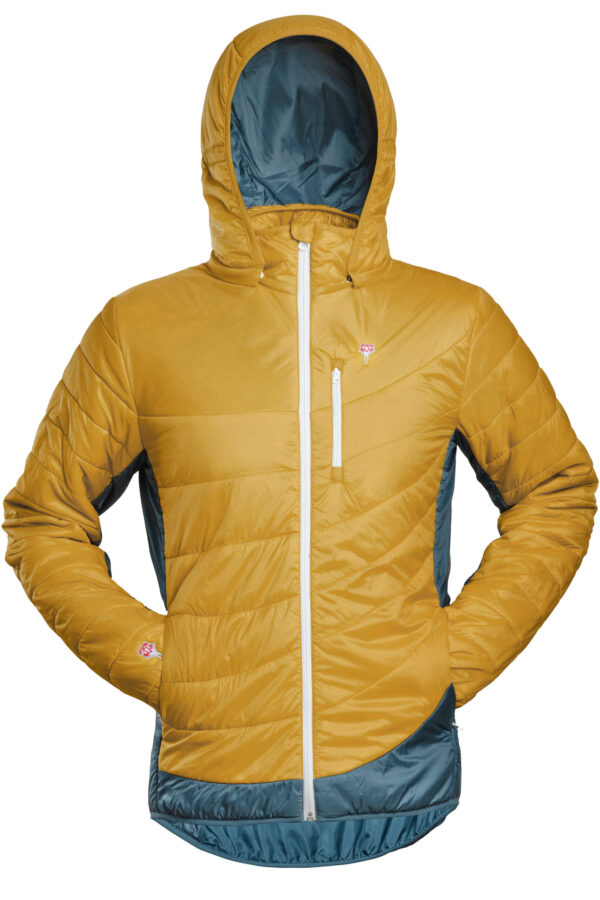 Refreshful SilkWool Jacket M Pineapple/Saphir Blue